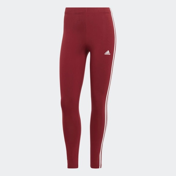 adidas ESSENTIALS 3-STRIPES HIGH-WAISTED SINGLE JERSEY LEGGINGS - Picture 4 of 8